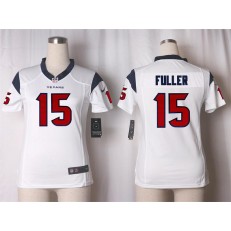 Women Nike Houston Texans #15 Will Fuller V Game White NFL Jersey