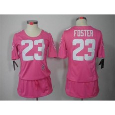 Women Nike Houston Texans #23 Arian Foster Breast Cancer Awareness Pink NFL Jersey