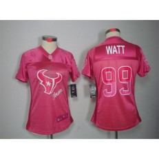 Women Nike Houston Texans #23 Arian Foster Pink Fem Fan NFL Jersey