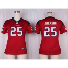 Women Nike Houston Texans #25 Kareem Jackson Game Red Alternate NFL Jersey