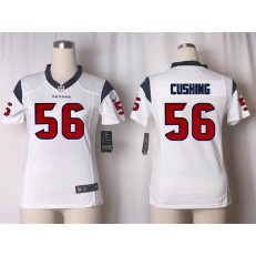 Women Nike Houston Texans #56 Brian Cushing Game White NFL Jersey