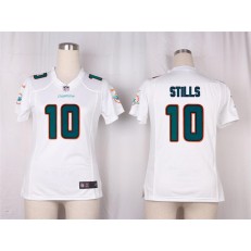 Women Nike Miami Dolphins #10 Kenny Stills Game White NFL Jersey