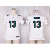 Women Nike Miami Dolphins #13 Dan Marino Game White NFL Jersey