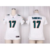Women Nike Miami Dolphins #17 Ryan Tannehill Game White NFL Jersey