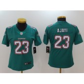 Women Nike Miami Dolphins #23 Jay Ajayi Green Vapor Untouchable Limited NFL Jersey