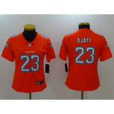 Women Nike Miami Dolphins #23 Jay Ajayi Orange Vapor Untouchable Limited NFL Jersey