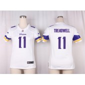 Women Nike Minnesota Vikings #11 Laquon Treadwell Game White NFL Jersey