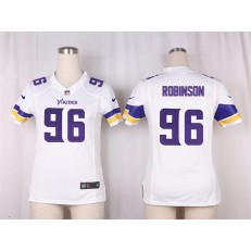 Women Nike Minnesota Vikings #96 Brian Robison Game White NFL Jersey