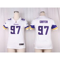 Women Nike Minnesota Vikings #97 Everson Griffen Game White NFL Jersey