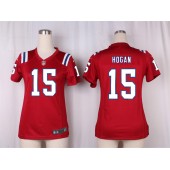 Women Nike New England Patriots #15 Chris Hogan Game Red Alternate NFL Jersey