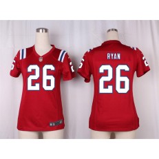 Women Nike New England Patriots #26 Logan Ryan Game Red Alternate NFL Jersey