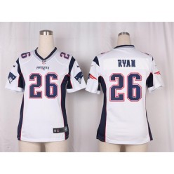 Women Nike New England Patriots #26 Logan Ryan Game White NFL Jersey