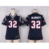 Women Nike New England Patriots #32 Devin McCourty Game Navy Blue Team Color NFL Jersey