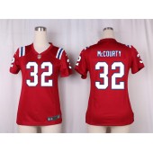 Women Nike New England Patriots #32 Devin McCourty Game Red Alternate NFL Jersey