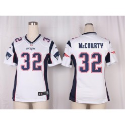 Women Nike New England Patriots #32 Devin McCourty Game White NFL Jersey
