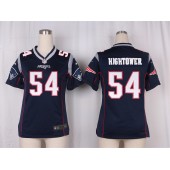 Women Nike New England Patriots #54 Dont'a Hightower Game Navy Blue Team Color NFL Jersey