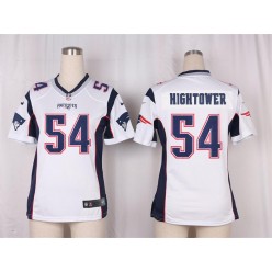 Women Nike New England Patriots #54 Dont'a Hightower Game White NFL Jersey