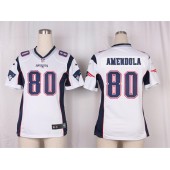 Women Nike New England Patriots #80 Danny Amendola Game White NFL Jersey