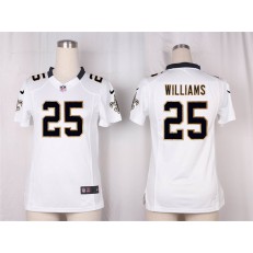 Women Nike New Orleans Saints #25 P. J. Williams Game White NFL Jersey