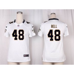 Women Nike New Orleans Saints #48 Vonn Bell Game White NFL Jersey