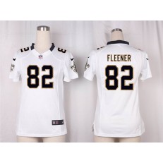 Women Nike New Orleans Saints #82 Coby Fleener Game White NFL Jersey