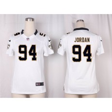 Women Nike New Orleans Saints #94 Cameron Jordan Game White NFL Jersey