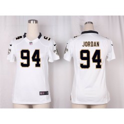 Women Nike New Orleans Saints #94 Cameron Jordan Game White NFL Jersey