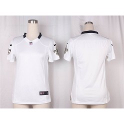 Women Nike New Orleans Saints Blank Game White NFL Jersey