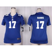 Women Nike New York Giants #17 Dwayne Harris Game Royal Blue Team Color NFL Jersey