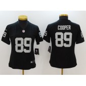 Women Nike Oakland Raiders #89 Amari Cooper Black Vapor Untouchable NFL Limited Jersey