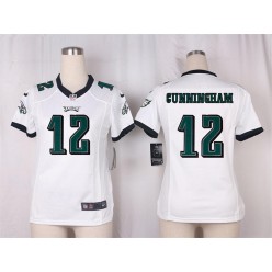 Women Nike Philadelphia Eagles #12 Randall Cunningham Game White NFL Jersey