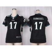 Women Nike Philadelphia Eagles #17 Harold Carmichael Game Black Alternate NFL Jersey