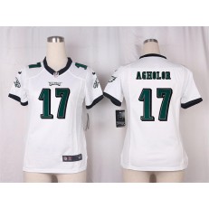 Women Nike Philadelphia Eagles #17 Nelson Agholor Game White NFL Jersey