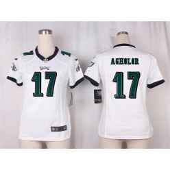 Women Nike Philadelphia Eagles #17 Nelson Agholor Game White NFL Jersey