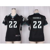 Women Nike Philadelphia Eagles #22 Nolan Carroll Game Black Alternate NFL Jersey