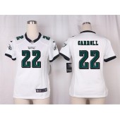 Women Nike Philadelphia Eagles #22 Nolan Carroll Game White NFL Jersey