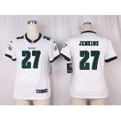 Women Nike Philadelphia Eagles #27 Malcolm Jenkins Game White NFL Jersey