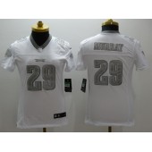 Women Nike Philadelphia Eagles #29 DeMarco Murray White Platinum NFL Limited Jersey
