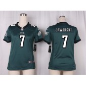 Women Nike Philadelphia Eagles #7 Ron Jaworski Game Midnight Green Team Color NFL Jersey