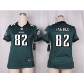 Women Nike Philadelphia Eagles #82 Randle Game Midnight Green Team Color NFL Jersey