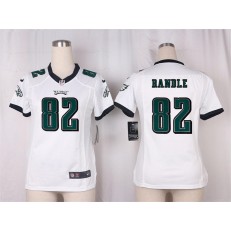 Women Nike Philadelphia Eagles #82 Randle Game White NFL Jersey