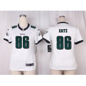 Women Nike Philadelphia Eagles #86 Zach Ertz Game White NFL Jersey