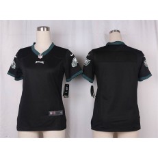 Women Nike Philadelphia Eagles Blank Game Black Alternate NFL Jersey