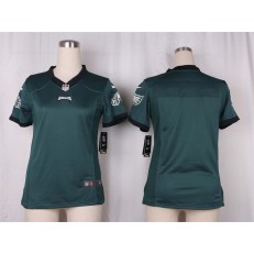 Women Nike Philadelphia Eagles Blank Game Midnight Green Team Color NFL Jersey