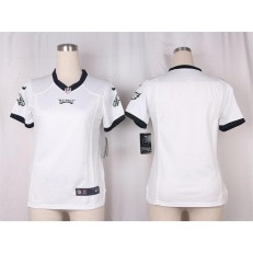 Women Nike Philadelphia Eagles Blank Game White NFL Jersey
