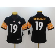 Women Nike Pittsburgh Steelers #19 JuJu Smith-Schuster Black Vapor Untouchable Limited NFL Jersey