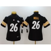 Women Nike Pittsburgh Steelers #26 Le'Veon Bell Black Vapor Untouchable NFL Limited Jersey