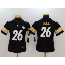 Women Nike Pittsburgh Steelers #26 Le'Veon Bell Black Vapor Untouchable NFL Limited Jersey