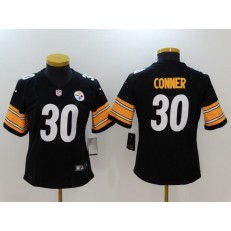 Women Nike Pittsburgh Steelers #30 James Conner Black Vapor Untouchable Limited NFL Jersey