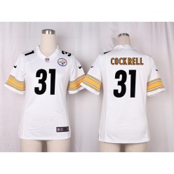 Women Nike Pittsburgh Steelers #31 Ross Cockrell Game White NFL Jersey